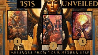 🪷ISIS UNVEILED🪷 Pick a Card Messages From Your Higher Self pickacard goddessisis tarotreading [upl. by Nnep]