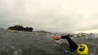 Escape What its like to swim the Alcatraz Sharkfest Race [upl. by Verena]