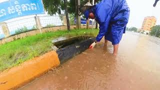 Activity On Road Street From Clogged to Flowing Unbelievable Drain Transformations [upl. by Staford]