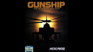 Sharp X68000  Gunship Title amp Credits [upl. by Lavelle712]