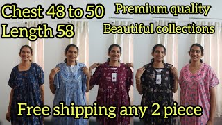 Premium quality nightyBeautiful collectionsfree shipping any 2chest 48 to 50length 588111802140 [upl. by Noynek]