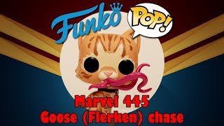 Captain Marvel Goose Flerken chase Funko Pop unboxing Marvel 445 [upl. by Yema]