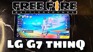 LG G7 ThinQ  Prueba de Rendimiento en FREE FIRE 2024 🕹️ [upl. by Ahsieit]