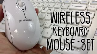 Perixx PERIDUO707W PLUS Piano White Wireless Mini Keyboard and Mouse Combo Review [upl. by Luwana]