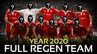 FIFA 13 Career Mode FULL REGEN TEAM Year 2020 with Stats amp Gameplay [upl. by Grati282]