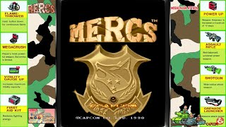 Mercs 3 Players 1CC Arcade Capcom  DarkRyu Recreativos Online [upl. by Claudina]