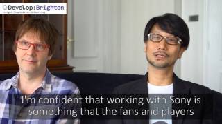 DevelopBrighton 2016 Highlights  Hideo Kojima amp Mark Cerny Interview [upl. by Tiphani]