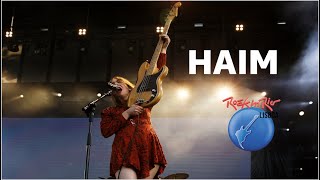 HAIM  Little of Your Love  Rock In Rio Lisboa 2018 [upl. by Enenaej]