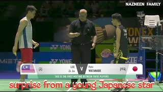 Lee Zii Jia MALAYSIA vs Koki Watanabe JAPAN I Badminton 2023 [upl. by Herman125]