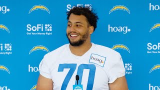 Rashawn Slater On Year 3 Determination  LA Chargers [upl. by Dabney]