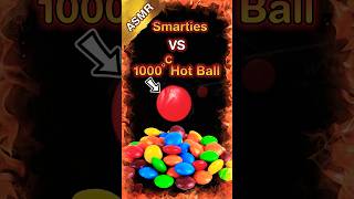 🔥Will the Smarties Survive the 1000°C Red Hot Ball 😱 Reverse Motion ASMR reversemotion rhcb [upl. by Narra920]