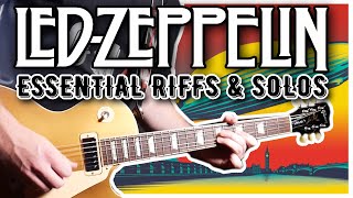 Led Zeppelin  Essential Riffs amp Solos Medley [upl. by Anitsej]