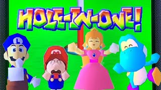 HoleInOne ×4  Mario Golf [upl. by Siloa576]