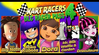 Nickelodeon Kart Racers 4  EVERYONE Returns New Items Nick Jr Characters Crew Members NEW DLC [upl. by Annawad]