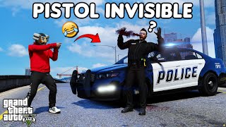 PISTOL INVISIBLE VS POLISI  GTA 5 ROLEPLAY [upl. by Francklyn]