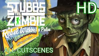 Stubbs The Zombie In Rebel Without A Pulse  All Cutscenes HD [upl. by Vicki]