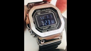 GMWB50001JF Casio Gshock review GMWB5000 Metal [upl. by Drhacir528]