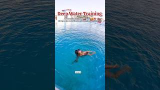 Deep Water Training Part 1 🏊🏻‍♀️ swimmingtips swimmingpool swimminglessons deepwater swim [upl. by Fairbanks]