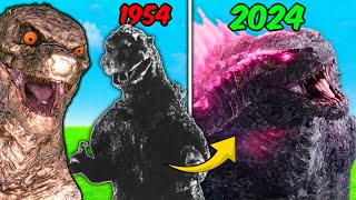 EVOLUTION Of Godzilla In Movies [upl. by Nahpets290]