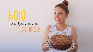 Bolo de banana e caramelo [upl. by Lebama151]