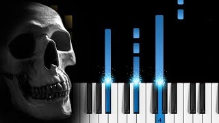 Danse Macabre  Easy Piano Tutorial [upl. by Weathers]