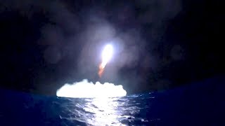 SpaceX Starship flight 5 splashdown and explosion captured by buoy camera [upl. by Colleen]