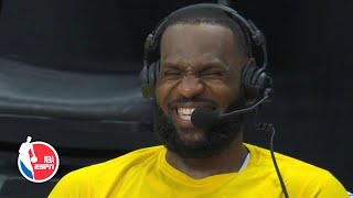 LeBron James Richard Jefferson engage in hilarious postgame interview  NBA on ESPN [upl. by Musihc]