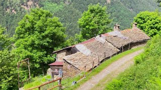 Sfalcio lerba  Demolisco e Scavo la Stalla  Orto  Natura  Tranquillità  Restauro la baita n47 [upl. by Philpot]