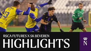 HIGHLIGHTS U23 RSCA Futures  SK Beveren  20232024 [upl. by Clellan116]