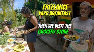 🇯🇲 Freelance Breakfast Then We Visit The Grocery Store [upl. by Decato968]