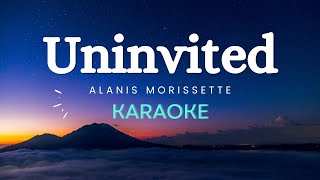 Alanis Morissette  Uninvited Karaoke Version [upl. by Allanson]