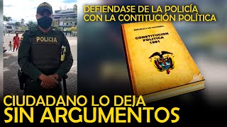 DEFIENDASE ASÍ DE LA POLICÍA  Ciudadano deja sin argumentos a oficial [upl. by Lisha]