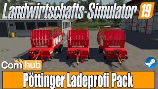 LS19 Modvorstellung  Pöttinger Ladeprofi Pack  LS19 Mods [upl. by Judd]