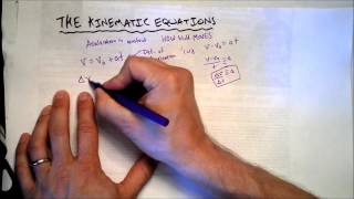 The Kinematic Equations  Key to Memorization  Doc Physics [upl. by Ggerg915]