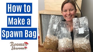 How to Make a Spawn Bag  Grain Spawn Experiment [upl. by Chirlin]