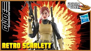 Retro Scarlett  GIJoe Classified  Review em PTBR [upl. by Ameerahs]