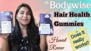 Be Bodywise Hair Health Gummies Review  Honest Review  Biotin For Hair Growth  The Shubhi Tips [upl. by Artep]