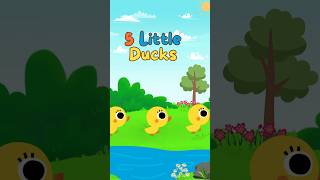 Five Little Ducks Song kidssong toddlerlearning shorts [upl. by Fromma]