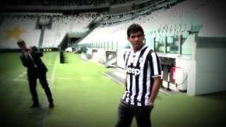 Carlos Tevez first day at Juventus [upl. by Nevlin715]