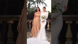 BELÉN RODRIGUEZ mano nella mano con CECILIA il giorno del suo matrimonio Due sorelle fantastiche ❤️ [upl. by Eelnayr]