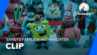 SpongeBob Schwammkopf Special Sandys FamilienWeihnachten Clip  Paramount Deutschland [upl. by Eelirrem]