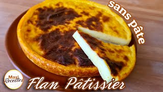 Flan Pâtissier sans Pâte Recette Facile [upl. by Coonan564]