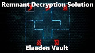 Mass Effect Andromeda Elaaden Vault Decryption Puzzle Solution [upl. by Resay]