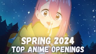 Top 35 Anime Openings  Spring 2024 [upl. by Reh871]