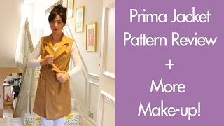 Prima Jacket Pattern Review  My Fave Eye Makeup Products  Vlog [upl. by Brod]