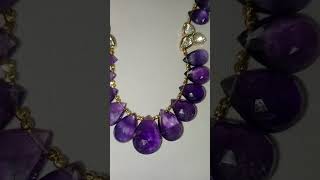 real amethyst stone necklace just for 2500 handmade [upl. by Earla]