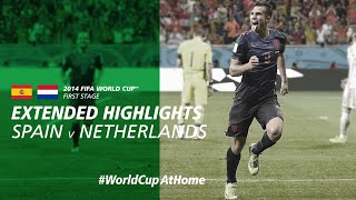 Spain 15 Netherlands  Extended Highlights  2014 FIFA World Cup [upl. by Lizzie]