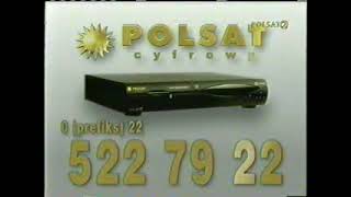 2002 Polsat Cyfrowy Reklama Telewiznyjna I Polsat 2 Grafika [upl. by Clere]