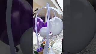 Buket Balon Ucapan Grand Opening Purple shortvideo [upl. by Eneleahcim552]