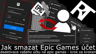 Jak smazat účet u Epic Games  odstranění účtu tutoriál [upl. by Becca791]